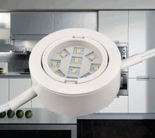 3PACK 110V LED PUCK LIGHT - LED Under Cabinet Light JC-LED-ACPK-S3W