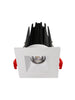 2″ Square Recessed Baffled Mini Downlight - White