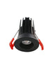 2″ ROUND RECESSED BAFFLE LED 12W 5CCT SELECTABLE COLOR- BLACK