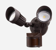 20W Dual-Head Motion-Activated LED Outdoor Security Light, Photocell Included, Newly Designed 3 Lighting Modes, 5000K Daylight, Waterproof, 120W Halogen Equiv. Illumination for Yard, Garage, Porch