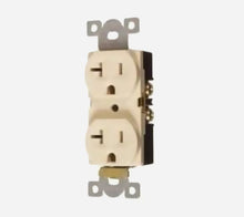 20A/125V STANDARD DUPLEX RECEPTACLE- IVORY