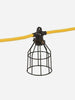 30M STRING LIGHT CORD - 12/3 STW - 10 METAL CAGES - YELLOW