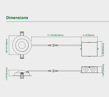 3.5" LED FLOATING GIMBAL - 6W - WHITE TRIM