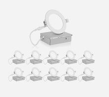 4"- 9W Selectable LED Slim Light - 10 PACK WHITE