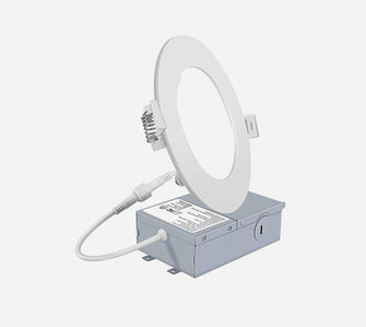4"- 9W Selectable LED Slim Light - 10 PACK WHITE