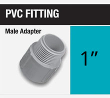 1 in. PVC Male Terminal Adapter
