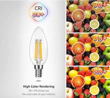 E12 CHANDELIER BULBS - 4.5W LED - DIMMABLE