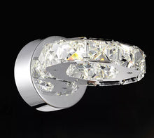 CWI Lighting Ring 8-inch LED Wall Sconce in Chrome Finish