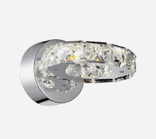 CWI Lighting Ring 8-inch LED Wall Sconce in Chrome Finish