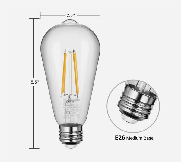 Dimmable E26 Edison Bulb– JENCO CANADA INC.