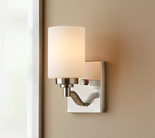 Hampton Bay 1- Light Brushed Nickel Wall Sconce
