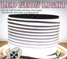 LED NEON Light, AC 110-120V Flexible LED Neon Strip Lights