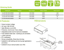 CONSTANT VOLTAGE TRIAC DIMMABLE DRIVER - DC 12/24V - 15/24W SERIES