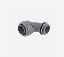 2" NYLON LIQUID TIGHT CONNECTOR 90 DEGREE GRAY
