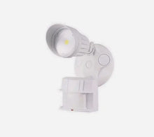 10W LED Single Head Security Light w/ Motion Sensor, 820 lm, 5000K, White