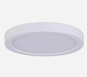 6" and 7" Dimmable LED Flush Mount Light Fixture - Nickel White