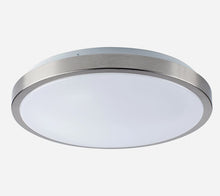 Stain Nickel LED Ceiling Single Ring Flush Mount