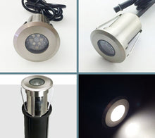 (SC-F106A)12V Waterproof Inground Led Lights stainless steel Housing 1-1/4" CUTOUT
