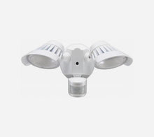 SECURITY LIGHT, TWO HEAD WITH SENSOR, BROWN