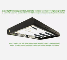 2 ft. 4-Bulb T5 High Output Copper Fluorescent Grow Light Fixture