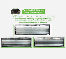 4 ft. 4-Bulb T5 High Output Copper Fluorescent Grow Light Fixture