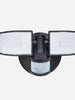 180-Degree Bronze Twin Head Motion-Activated LED Outdoor Flood Light with